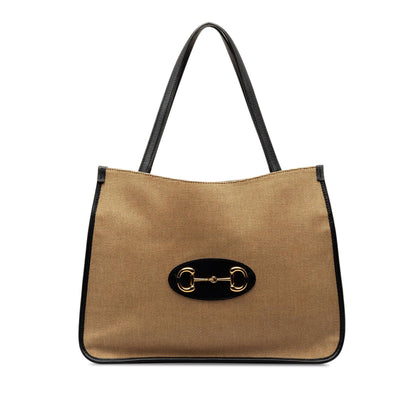 Gucci Canvas Horsebit 1955 Tote (IAl4s9)