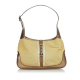 Gucci Canvas Jackie Shoulder Bag (31852)