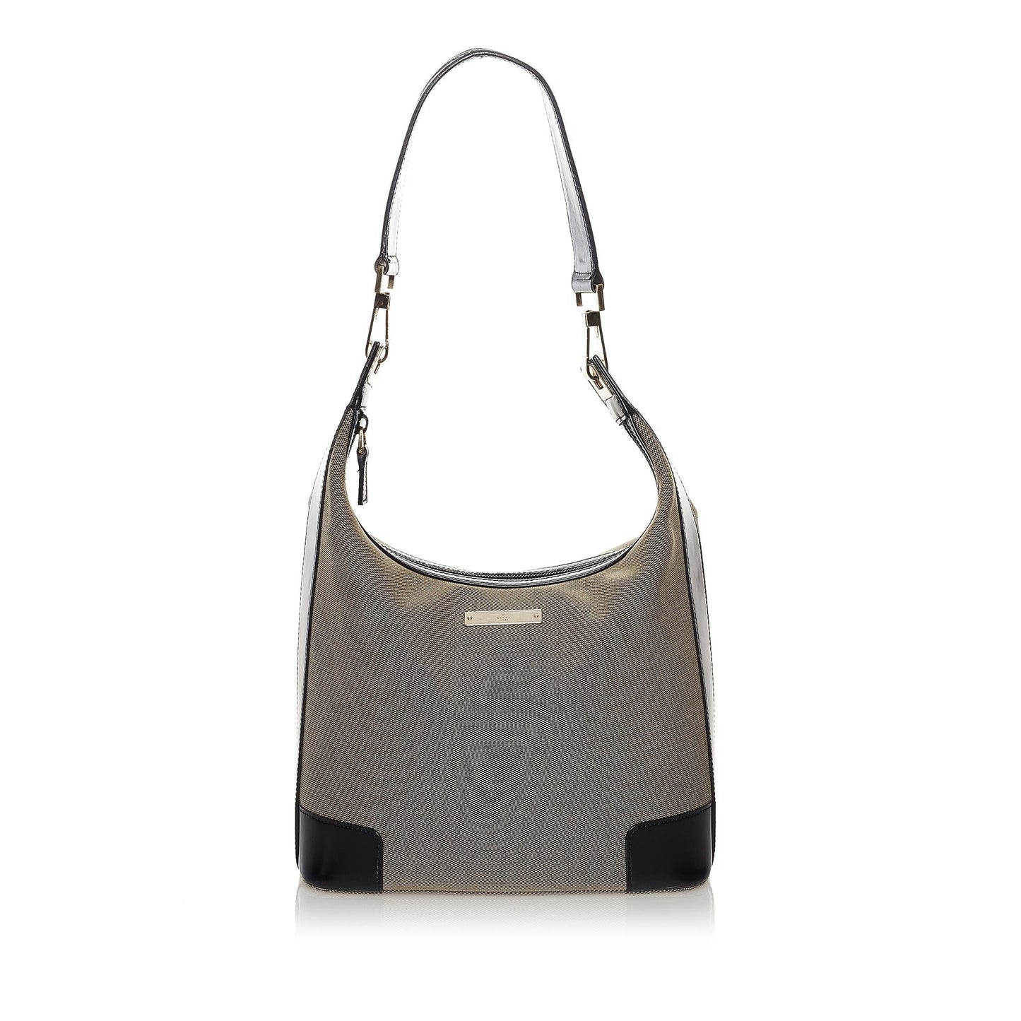 Gucci Canvas Shoulder Bag (33638)