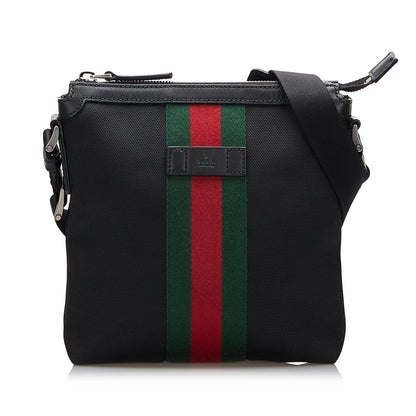 Gucci Canvas Web Crossbody (Nb8UGY)