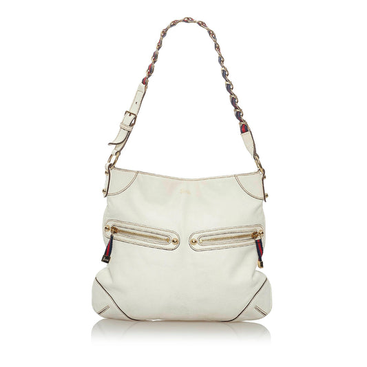 Gucci Capri Ranch Kid Leather Hobo Bag (37210)