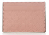GUCCI GG MICROGUCCISSIMA LEATHER CARD CASE