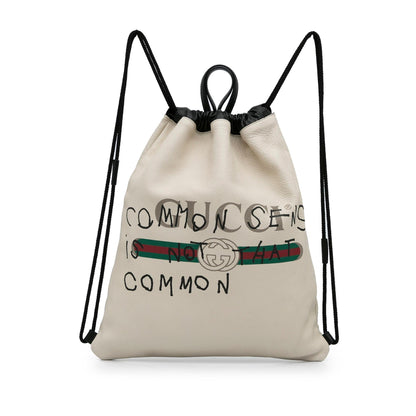 Gucci Coco Capitan Logo Drawstring Backpack (JeYv8R)