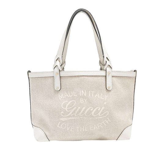 Gucci Craft Canvas Tote Bag (32117)