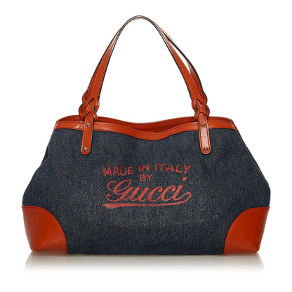 Gucci Craft Denim Tote Bag (SHG-29336)