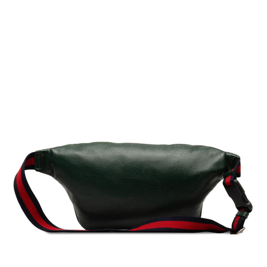 Gucci Crystal Embellished Web Belt Bag (OE46EQ)