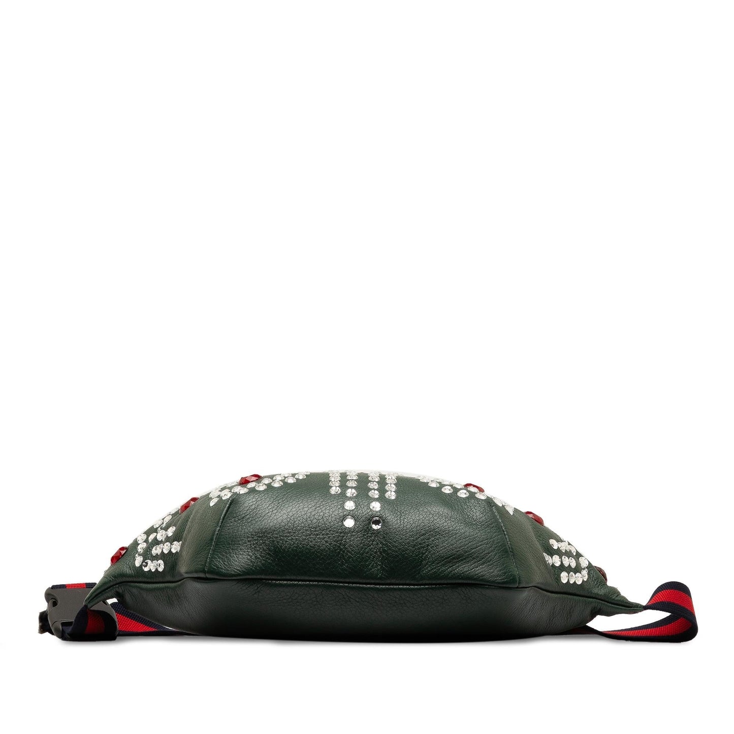 Gucci Crystal Embellished Web Belt Bag (OE46EQ)