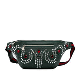 Gucci Crystal Embellished Web Belt Bag (xRoD5p)