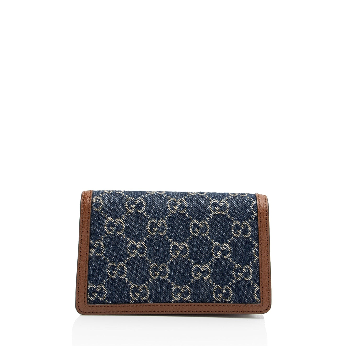 Gucci Denim Dionysus Super Mini Shoulder Bag (SHF-LUnuyX)