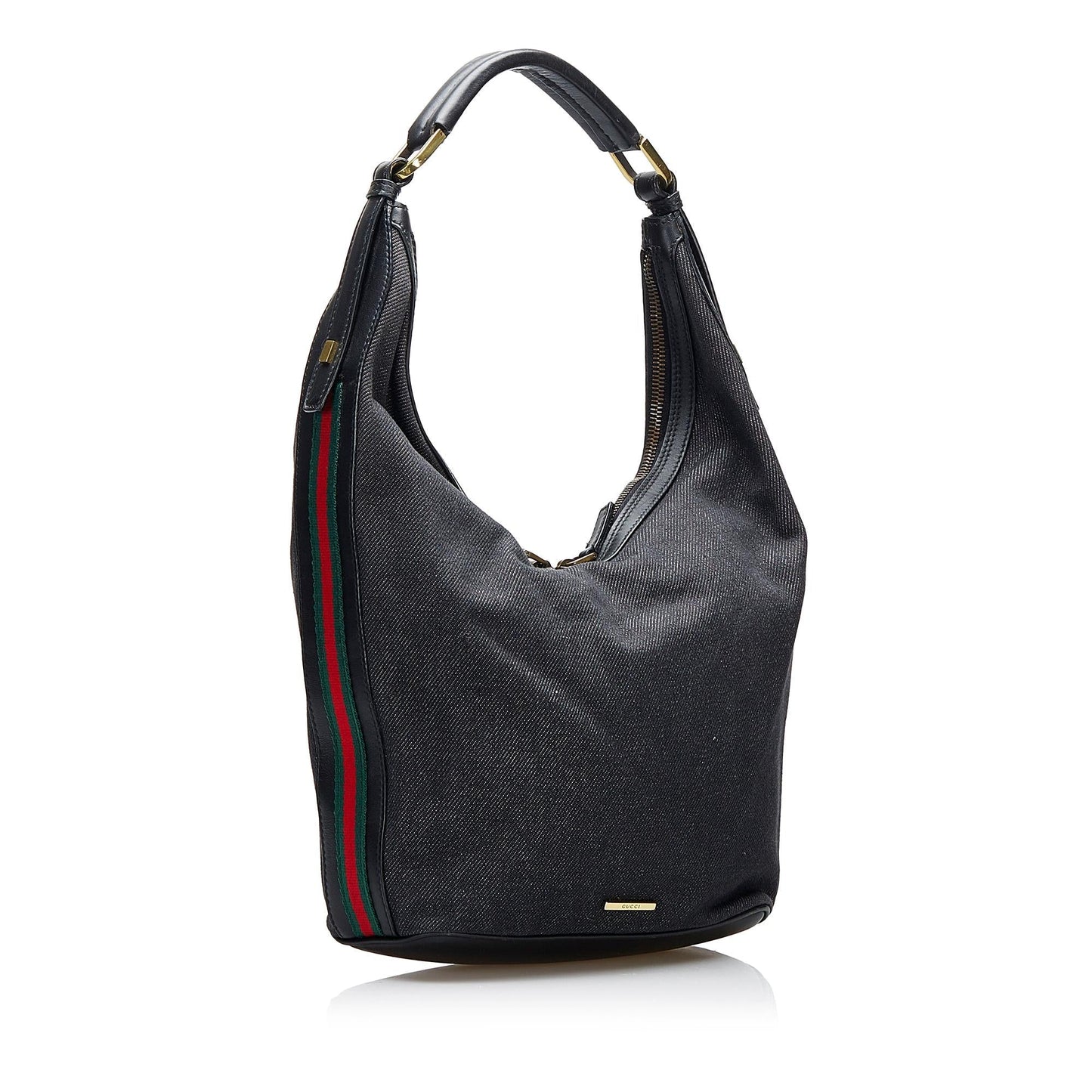 Gucci Denim Web Hobo (wuzFkd)