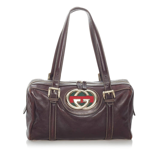 Gucci Dialux Britt Boston Bag (SHG-31068)
