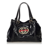 Gucci Dialux Britt Patent Leather Tote Bag (33670)