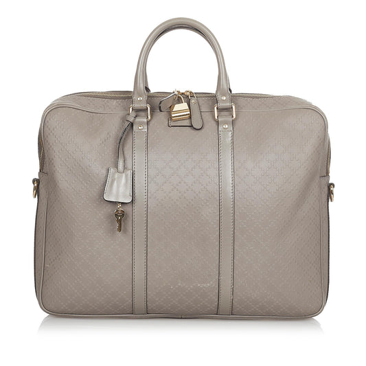 Gucci Diamante Bright Leather Briefcase (24200)