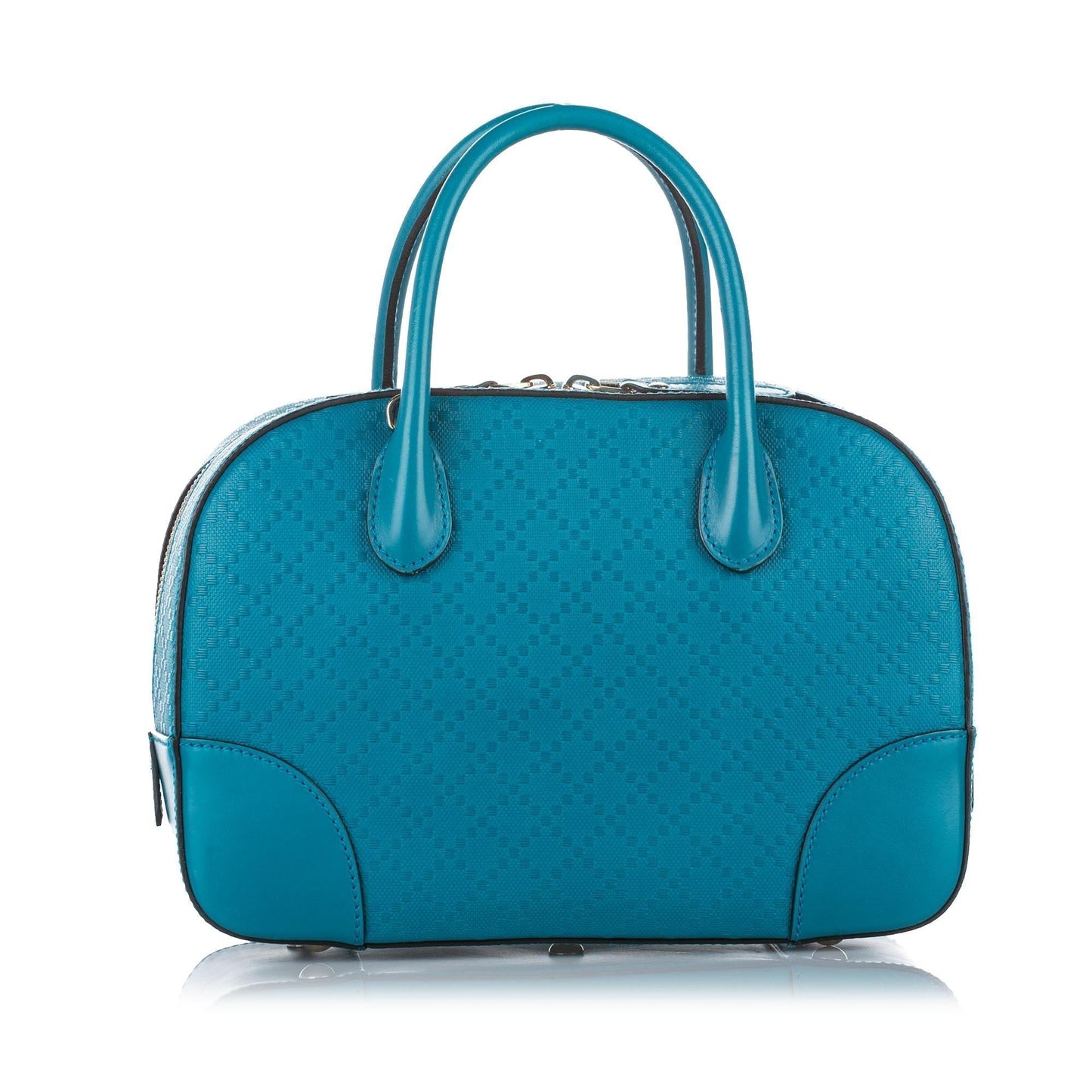 Gucci Diamante Bright Leather Satchel (32363)