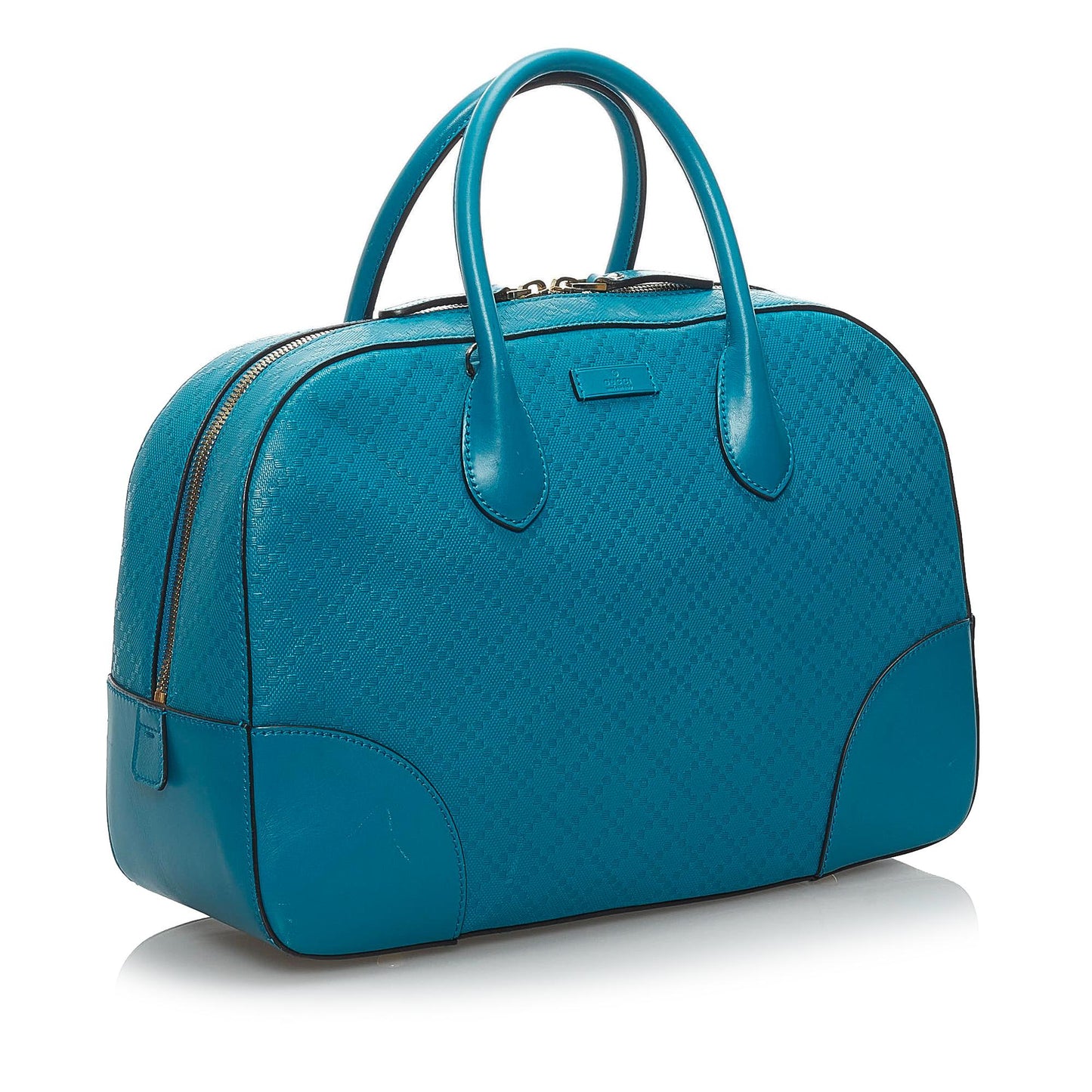Gucci Diamante Bright Leather Satchel (34238)