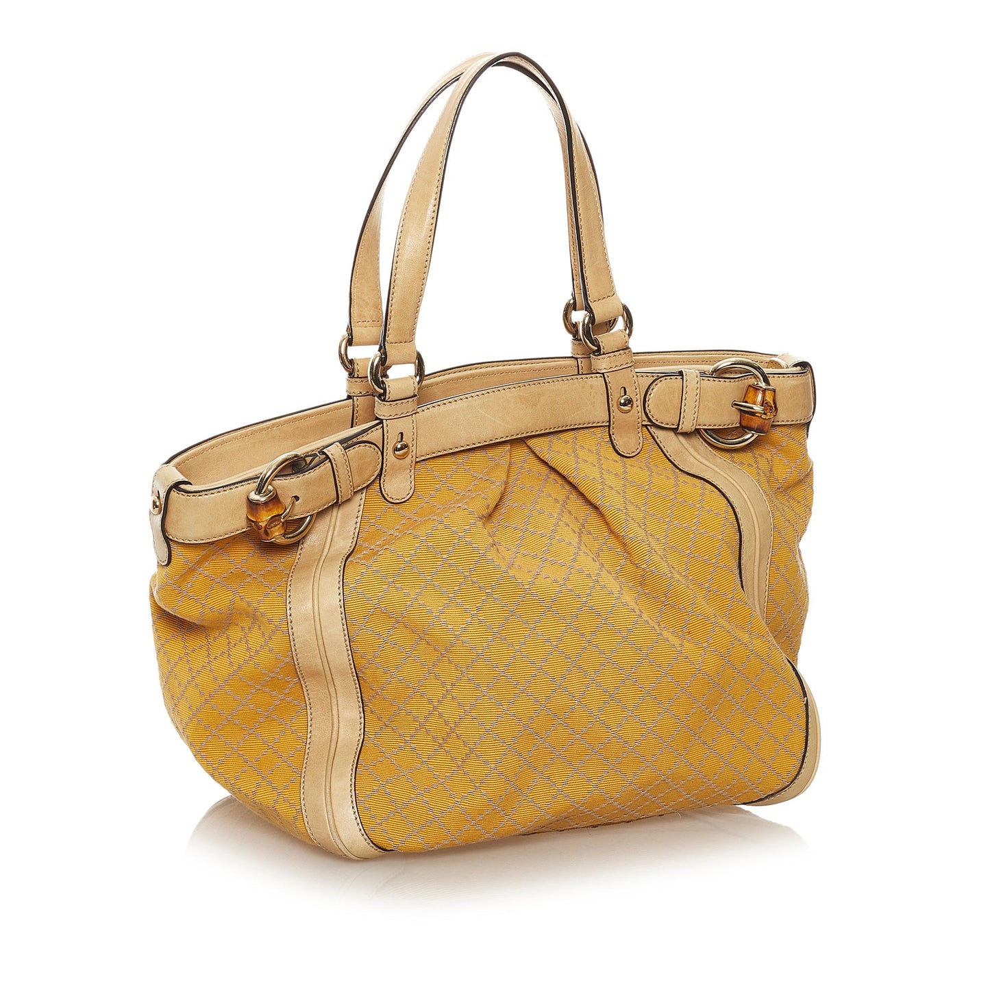Gucci Diamante Canvas Handbag (34439)