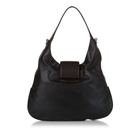 Gucci Dionysus Web Leather Hobo (SHG-31263)