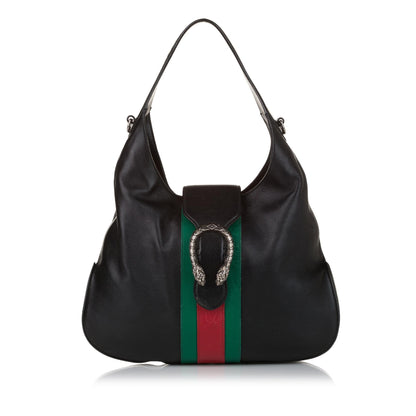Gucci Dionysus Web Leather Hobo (31263)
