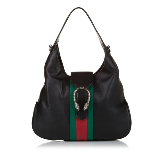 Gucci Dionysus Web Leather Hobo (31263)