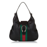 Gucci Dionysus Web Leather Hobo (SHG-31263)