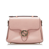 Gucci Dollar Calf Interlocking G Satchel (qAUwum)