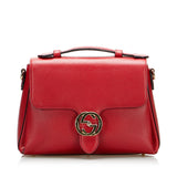 Gucci Dollar Calf Interlocking G Satchel (HXo6Cm)