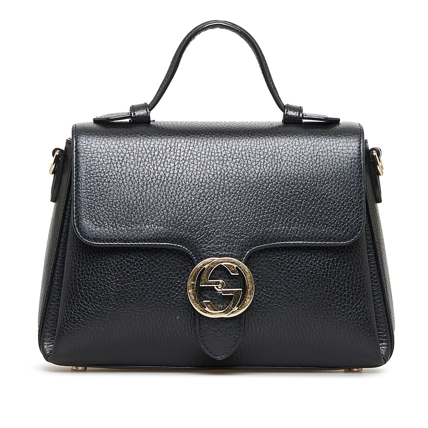 Gucci Dollar Calf Interlocking G Satchel (w5lLM6)