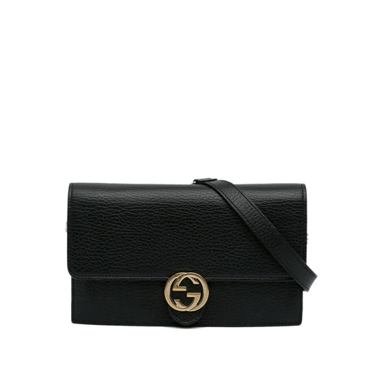 Gucci Dollar Interlocking G Wallet on Chain (KbPtZ6)