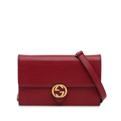 Gucci Dollar Interlocking G Wallet on Chain (eKO1ks)