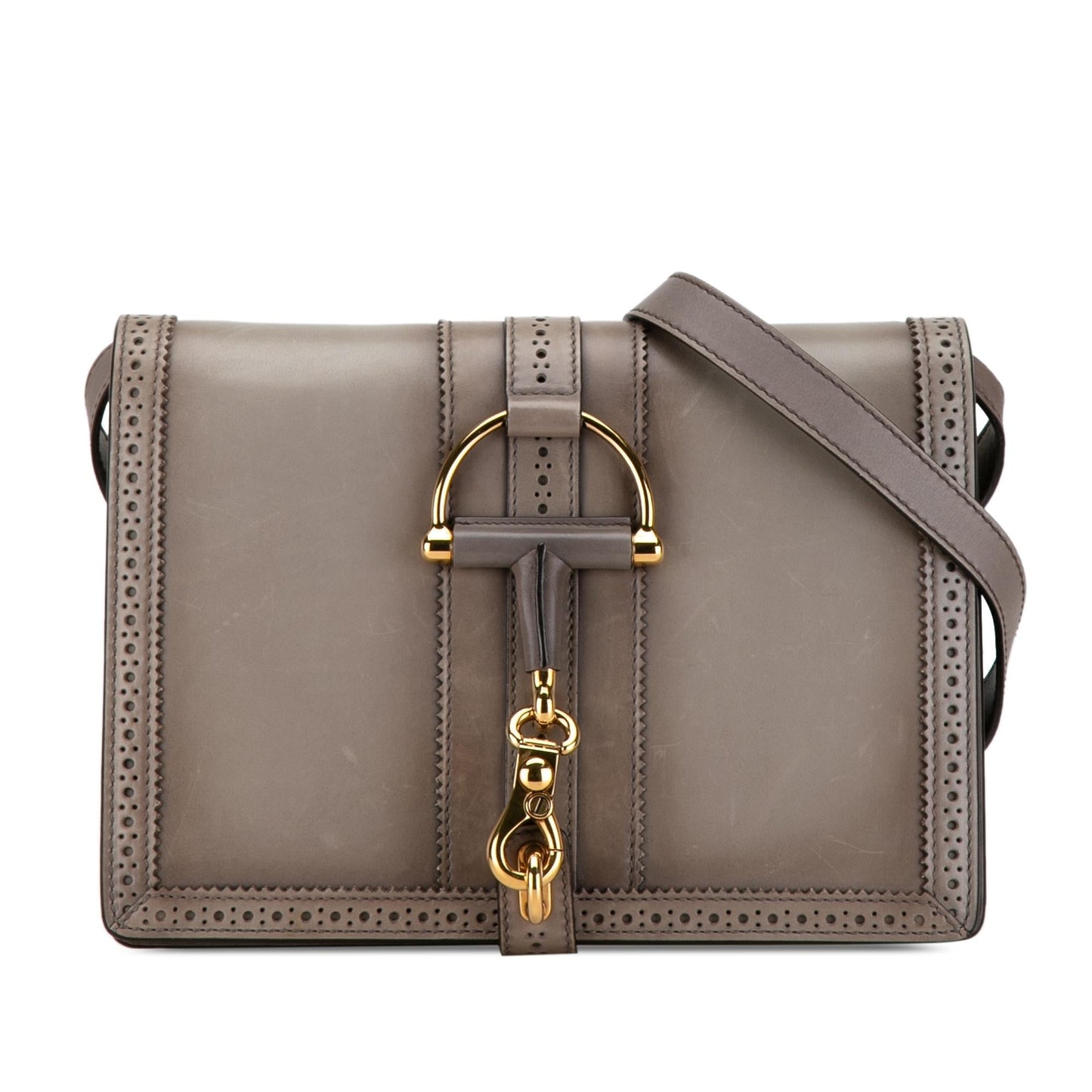 Gucci Duilio Brogue Leather Crossbody (Cn1jv6)