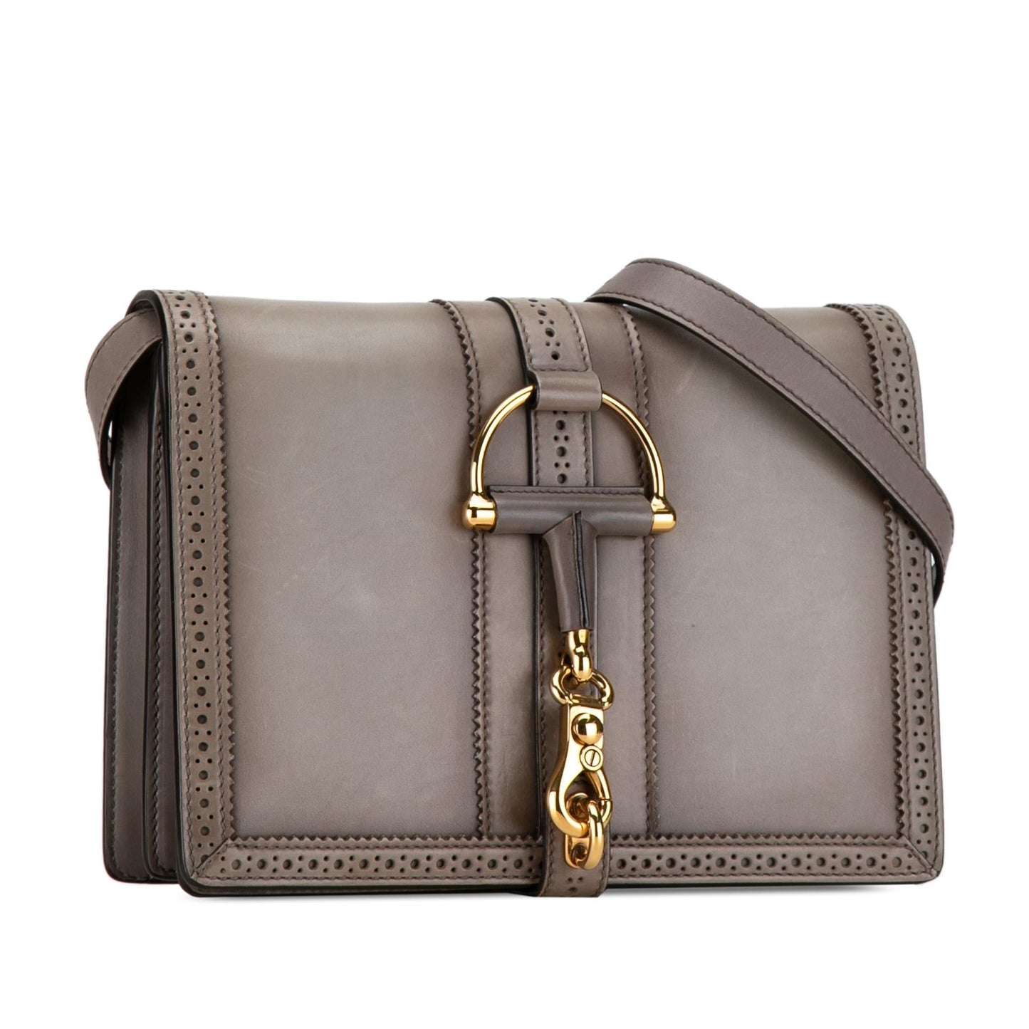Gucci Duilio Brogue Leather Crossbody (Cn1jv6)
