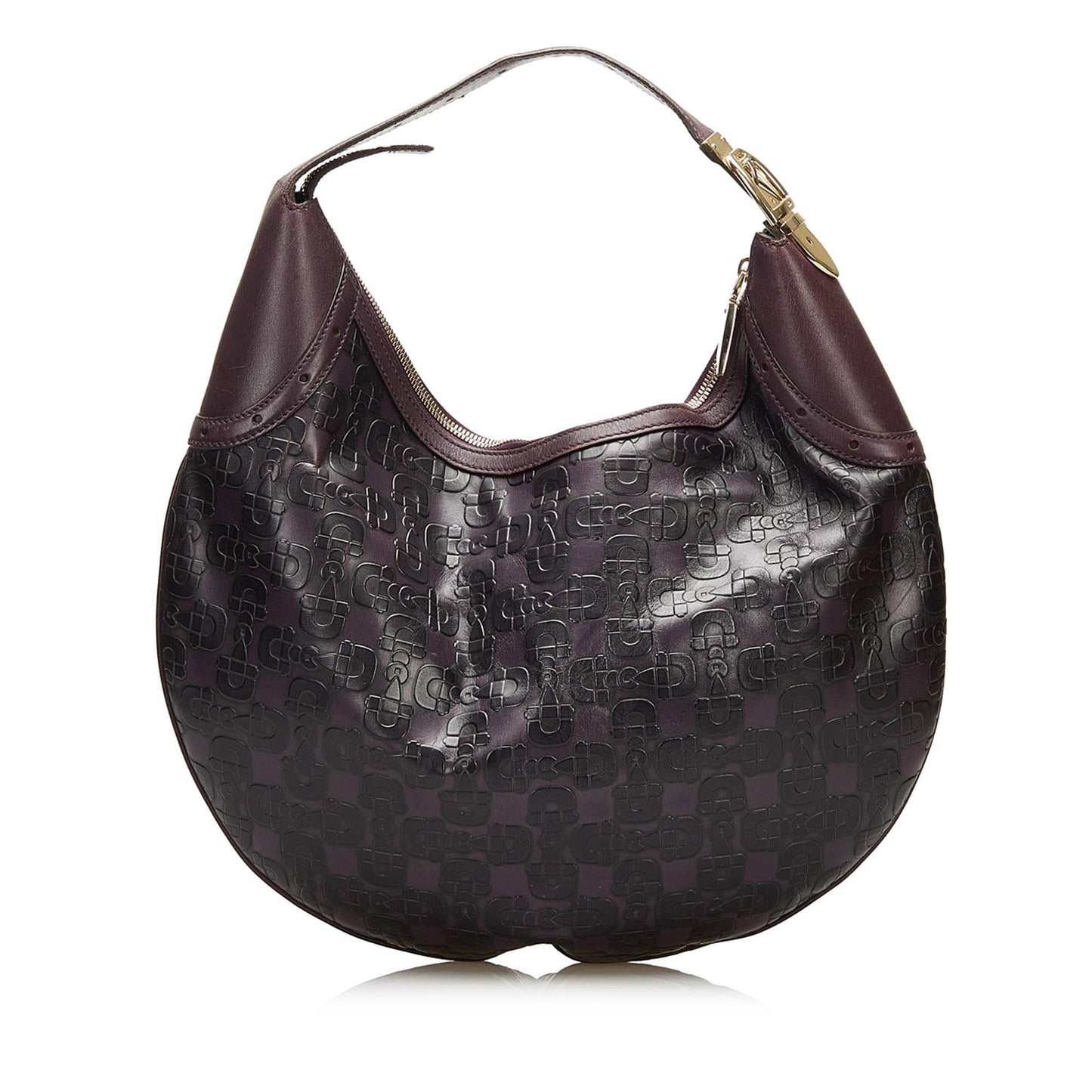 Gucci Embossed Horsebit Glam Hobo (35585)