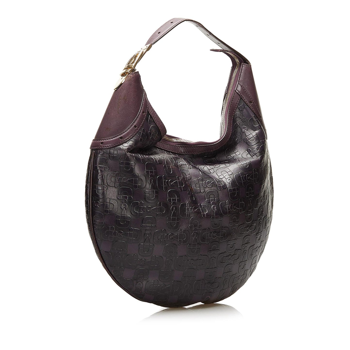 Gucci Embossed Horsebit Glam Hobo (35585)