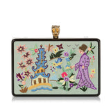 Gucci Embroidered Broadway Canvas Crossbody Bag (32638)