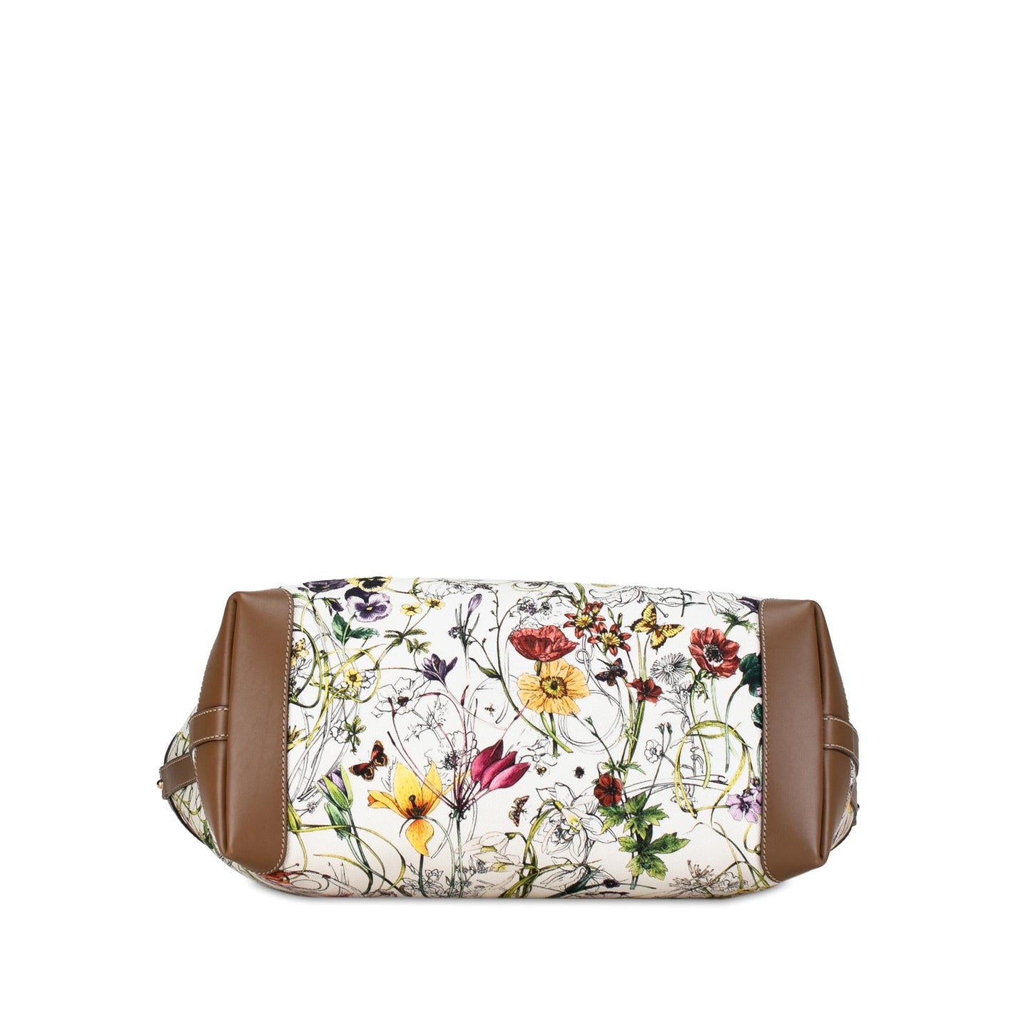 Gucci Flora Canvas Craft Tote (7nJYvD)