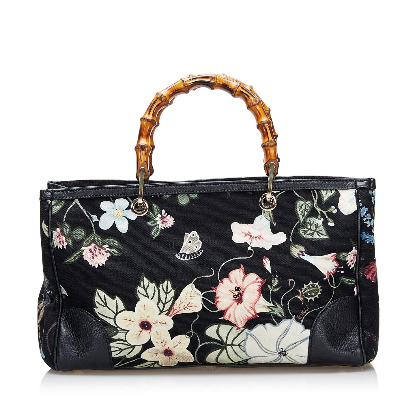 Gucci Flora Knight Bamboo Shopper (36705)