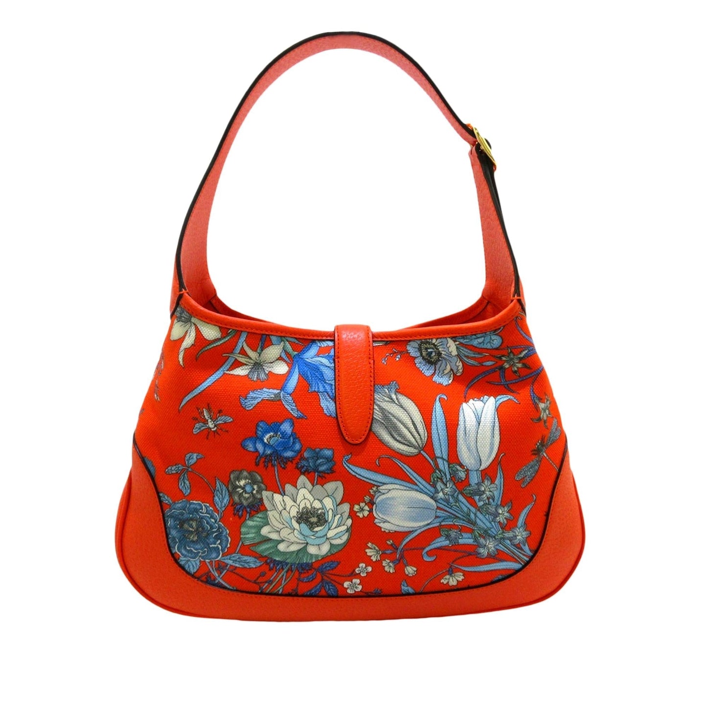 Gucci Flora New Jackie Canvas Shoulder Bag (33650)
