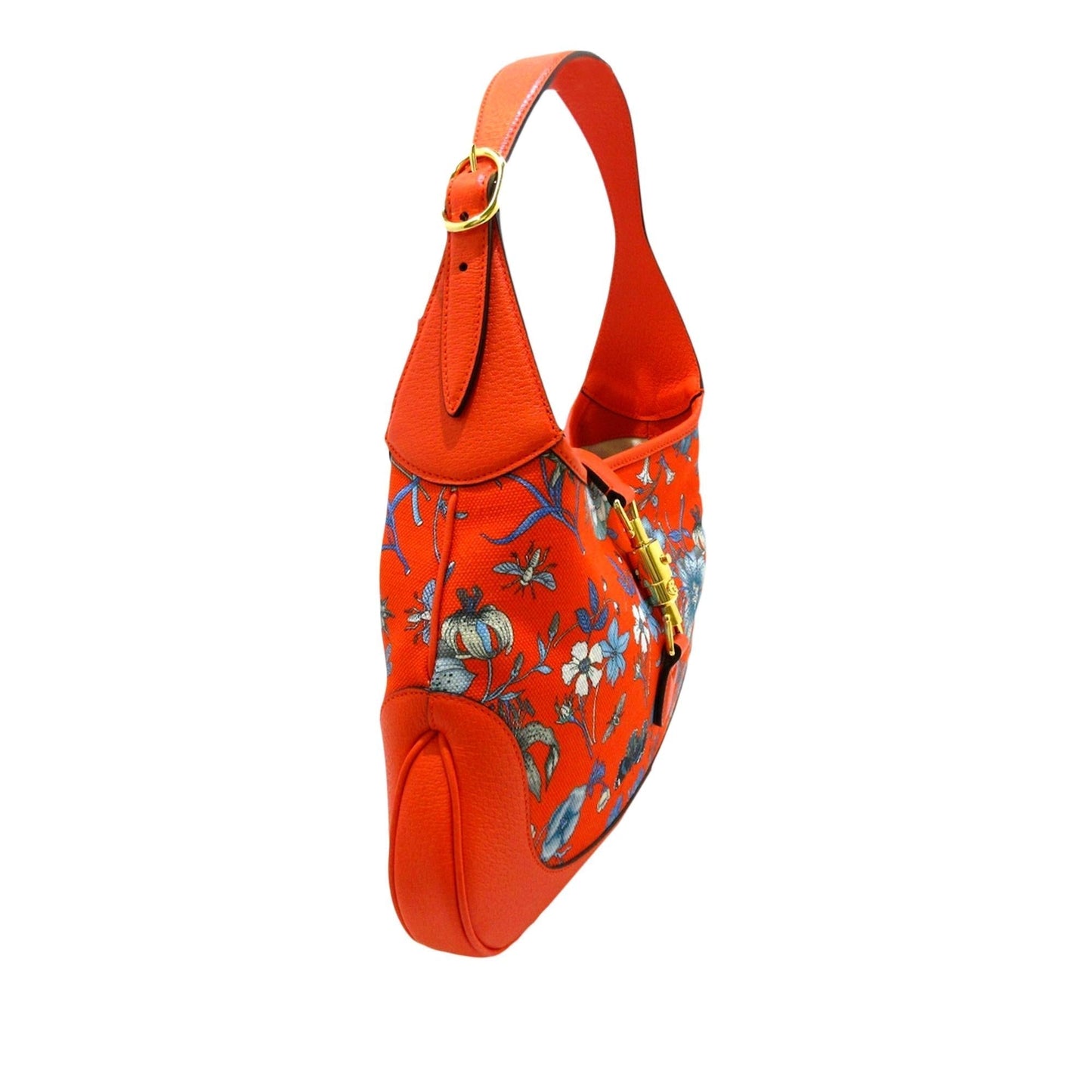 Gucci Flora New Jackie Canvas Shoulder Bag (33650)