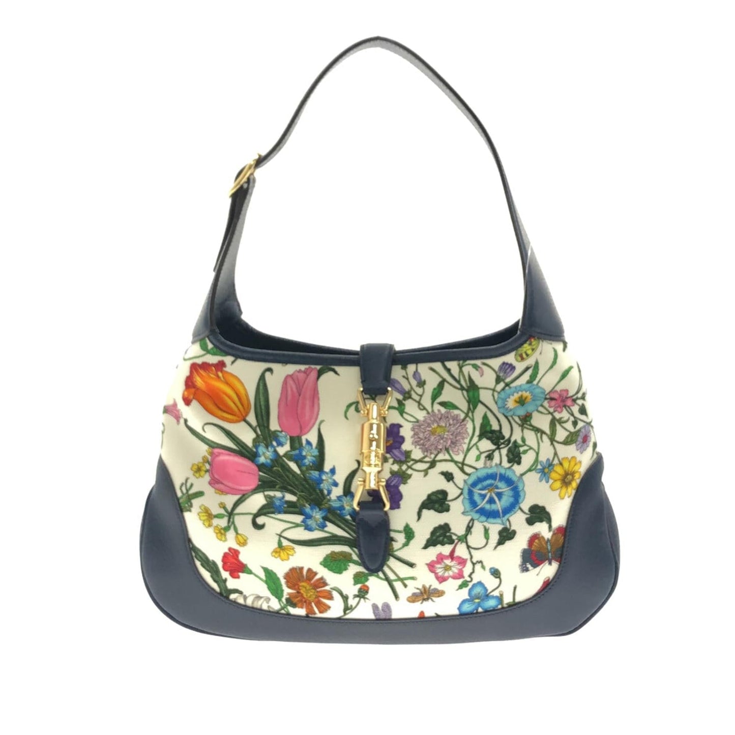 Gucci Flora New Jackie Shoulder Bag (BdCral)