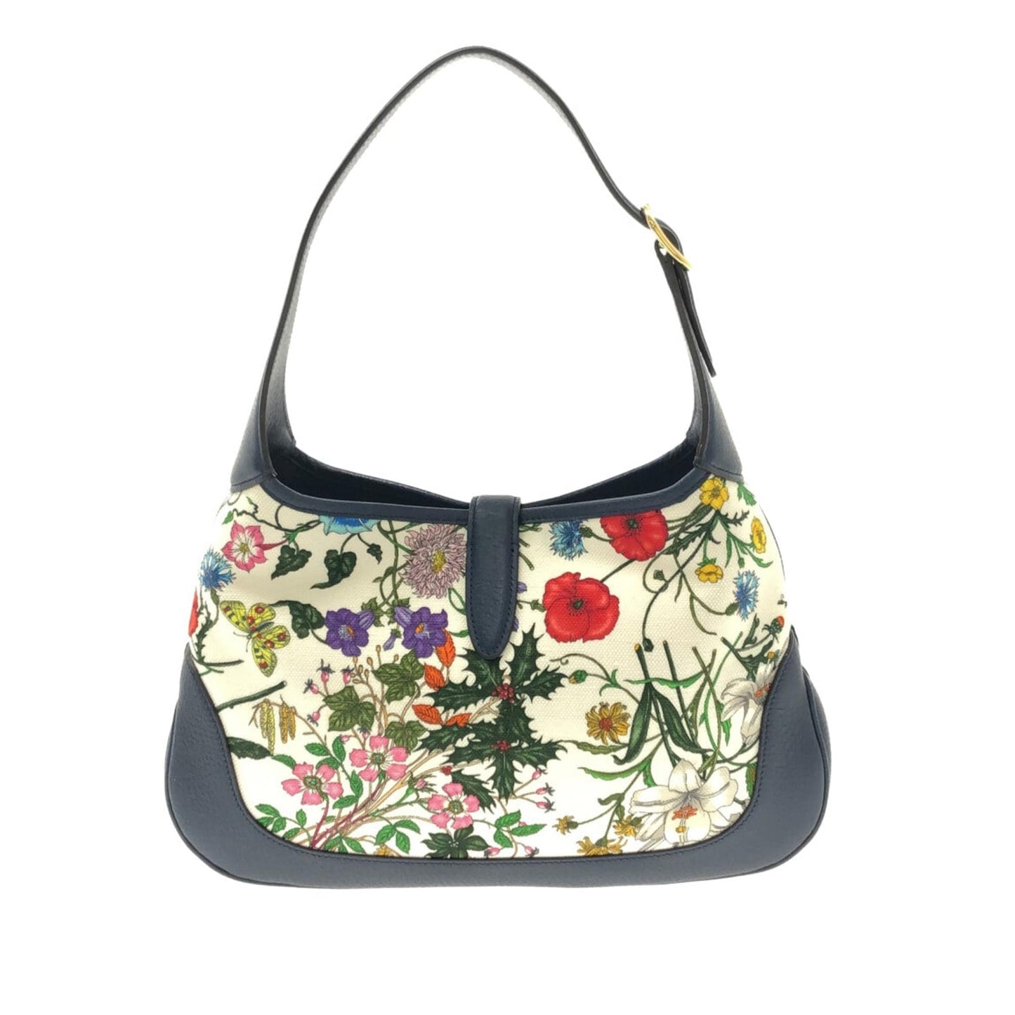Gucci Flora New Jackie Shoulder Bag (BdCral)