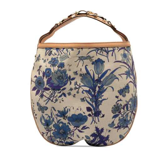 Gucci Flora Wave Hobo (7141GP)
