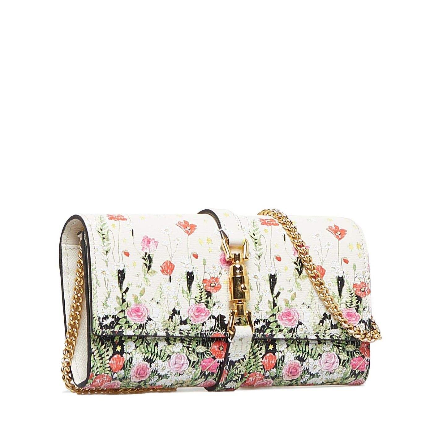 Gucci Floral Jackie 1961 Wallet on Chain (GHeOz2)