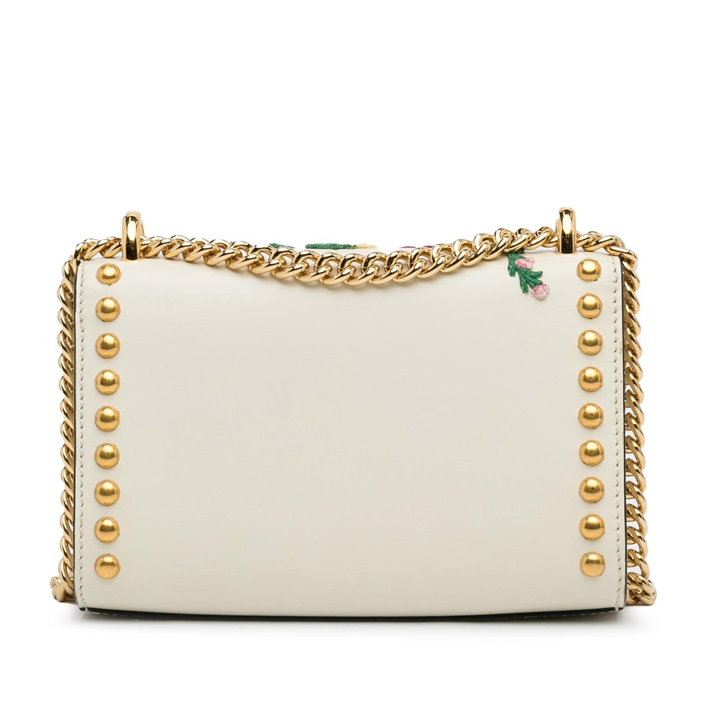 Gucci Floral Studded Padlock Shoulder Bag (0r94kw)