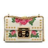 Gucci Floral Studded Padlock Shoulder Bag (0r94kw)