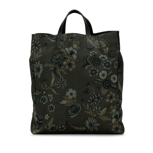 Gucci G-Active Flora Knight Vertical Canvas Tote (Zpmz9o)