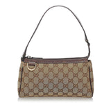 Gucci GG Abbey D-Ring Canvas Baguette (SHG-29572)