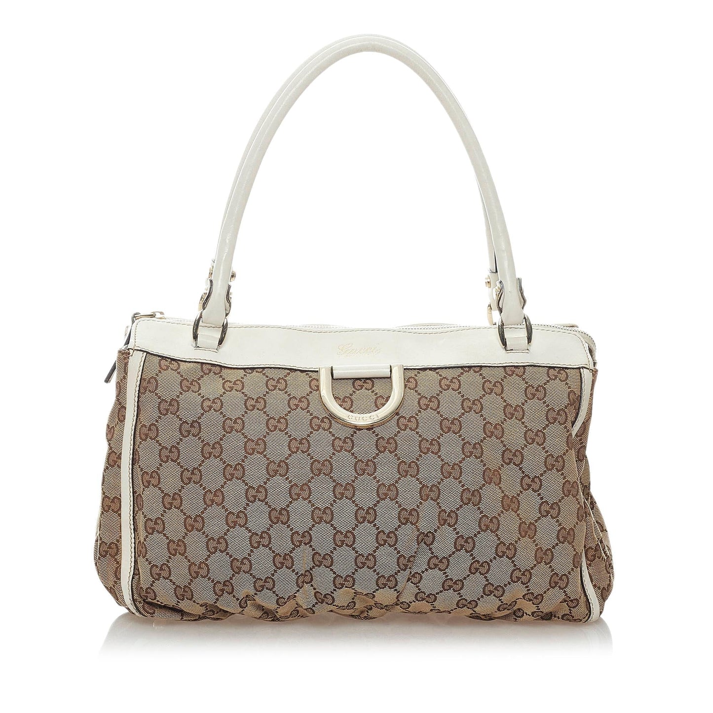 Gucci GG Abbey D-Ring Canvas Shoulder Bag (37228)