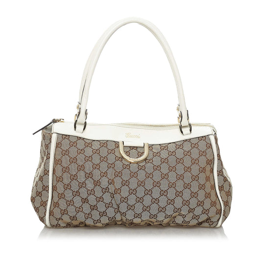 Gucci GG Abbey D-Ring Canvas Tote Bag (33683)