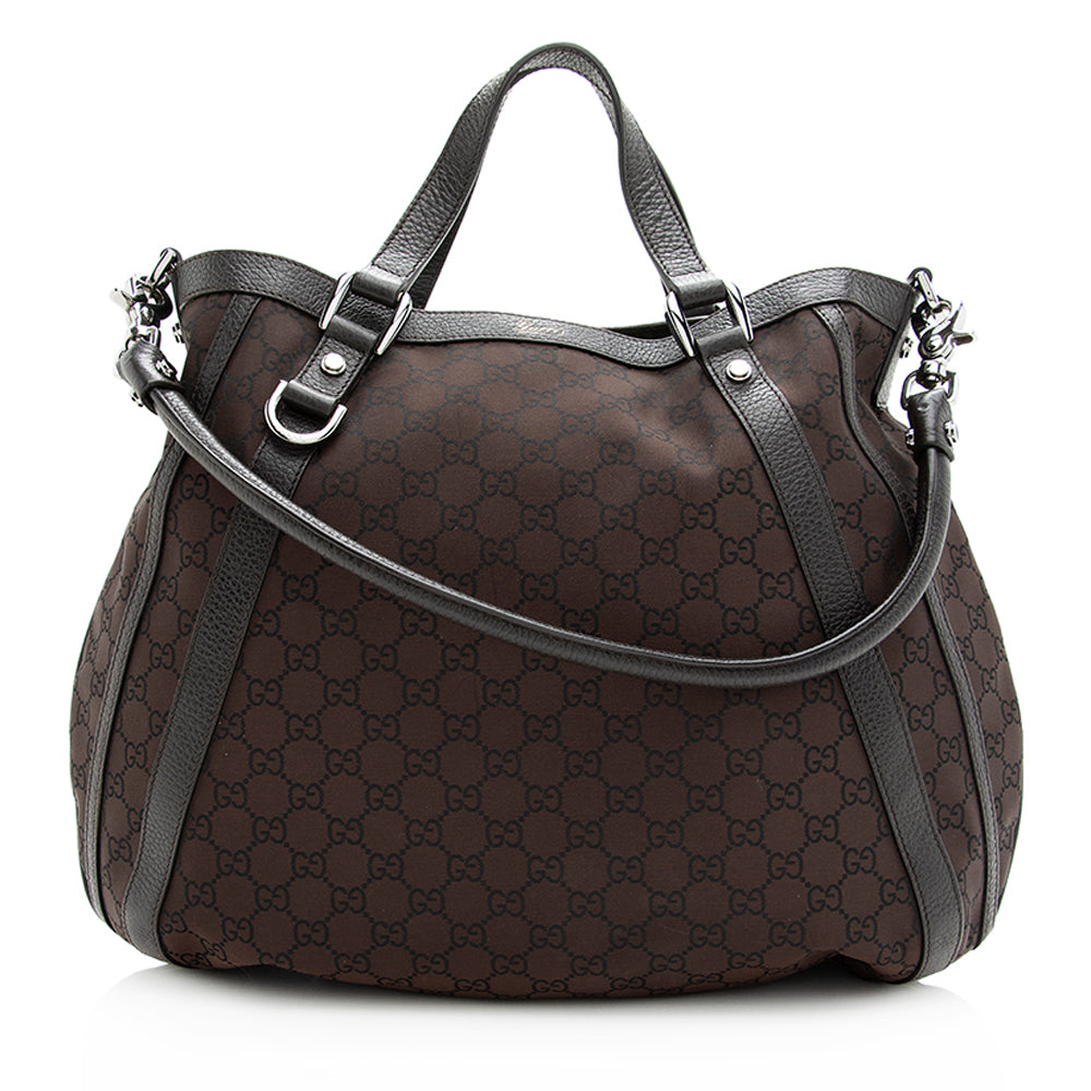 Gucci GG Canvas Abbey Convertible Tote (SHF-20157)