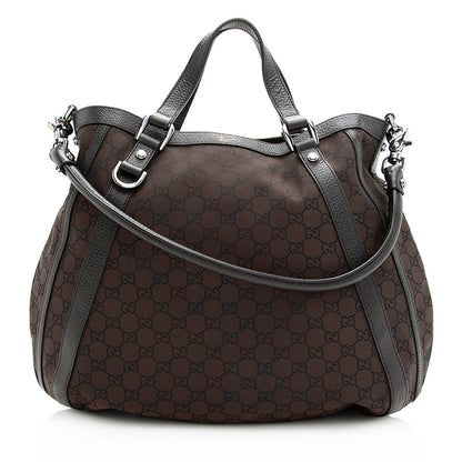 Gucci GG Canvas Abbey Convertible Tote (SHF-20157)